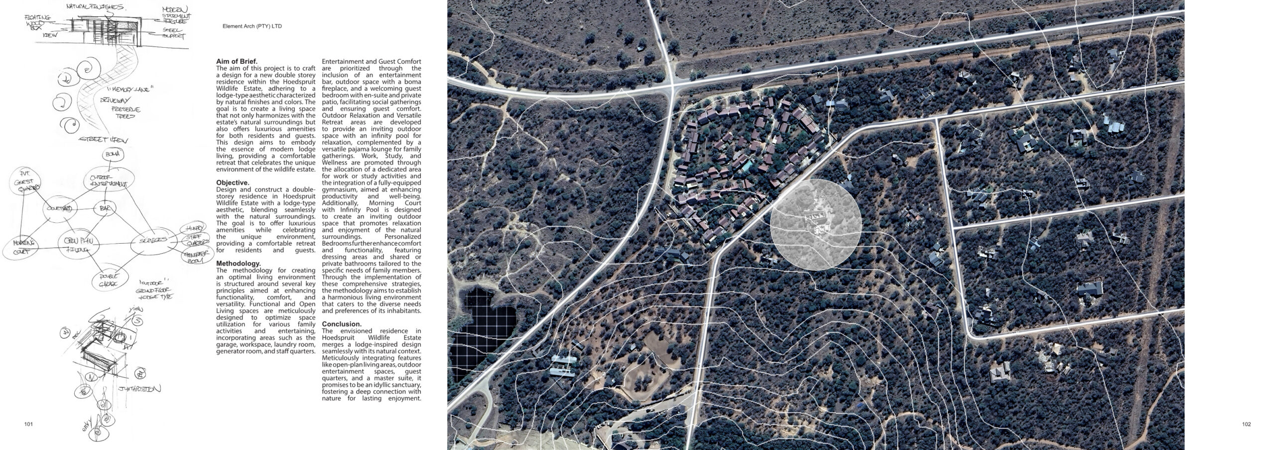 Luxury bushveld residence architecture in Hoedspruit Limpopo